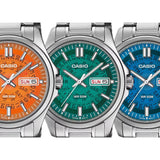 Casio General Silver Stainless Steel Strap Men's Watch MTP-E740 Series