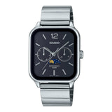 Casio General Black Dial Silver Stainless Steel Strap Men Watch MTP-M305D-1AVDF