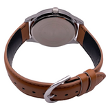 Casio General Brown Leather Strap Men Watch MTP-V005L-2B5UDF
