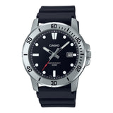 Casio General Black Dial & Resin Strap Men Watch MTP-VD01-1EVUDF-P