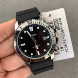 Casio General Black Dial & Resin Strap Men Watch MTP-VD01-1EVUDF-P