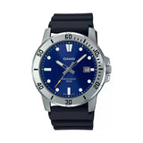 Casio General Black Resin Strap Men Watch MTP-VD01-2EVUDF-P