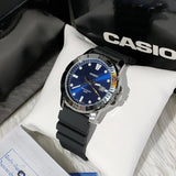 Casio General Black Resin Strap Men Watch MTP-VD01-2EVUDF-P