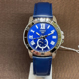 Casio General Blue Dial & Leather Strap Men Watch MTP-VD200L-2BUDF
