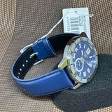 Casio General Blue Dial & Leather Strap Men Watch MTP-VD200L-2BUDF