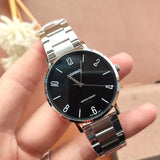 Casio General Black Dial Silver Stainless Steel Strap Unisex Watch MTP-VT01D-1B2UDF-P