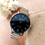Casio General Black Dial Silver Stainless Steel Strap Unisex Watch MTP-VT01D-1B2UDF-P