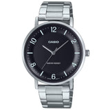 Casio Standard Silver Stainless Steel Strap Unisex Watch MTP-VT03D Series