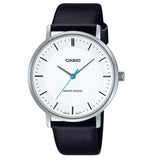 Casio General Leather Strap Unisex Watch MTP-VT04L Series