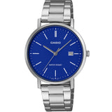 Casio General Silver Stainless Steel Strap Men's Watch MTP-VT05D With P Series