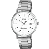 Casio General Silver Stainless Steel Strap Men's Watch MTP-VT05D With P Series