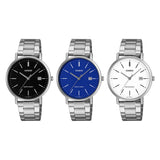 Casio General Silver Stainless Steel Strap Men's Watch MTP-VT05D With P Series
