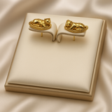 AG Collective Jewelry – Gilded Feline Studs