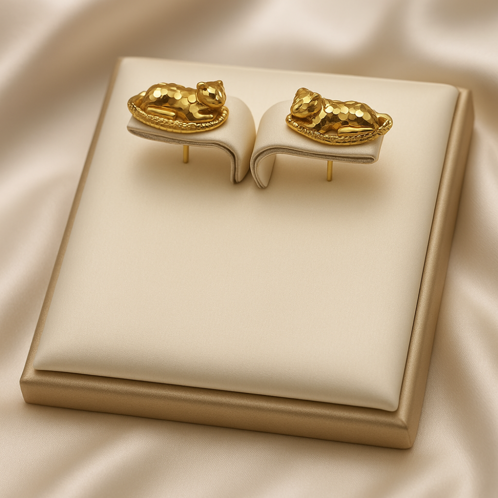 AG Collective Jewelry – Gilded Feline Studs