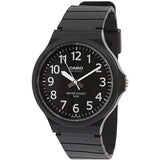Casio General Black Dial Resin Strap Men Watch MW-240-1BVDF-P