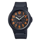 Casio General Black Dial & Resin Strap Unisex Watch MW-240-4BVDF