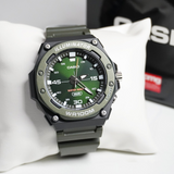 Casio Analog Green Dial Black Resin Strap Men's Watch MW-620H-3AVDF