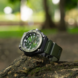Casio Analog Green Dial Black Resin Strap Men's Watch MW-620H-3AVDF