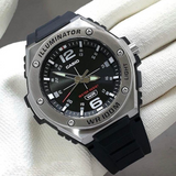 Casio General Black Resin Strap Men Watch MWA-100H-1AVDF-P