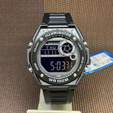 Casio General Digital Black Resin Strap Men Watch MWD-100HB-1BVDF