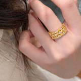 AG Collective Jewelry · Lattice Radiance Ring