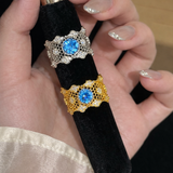 AG Collective Jewelry · Azure Lattice Sovereign Ring