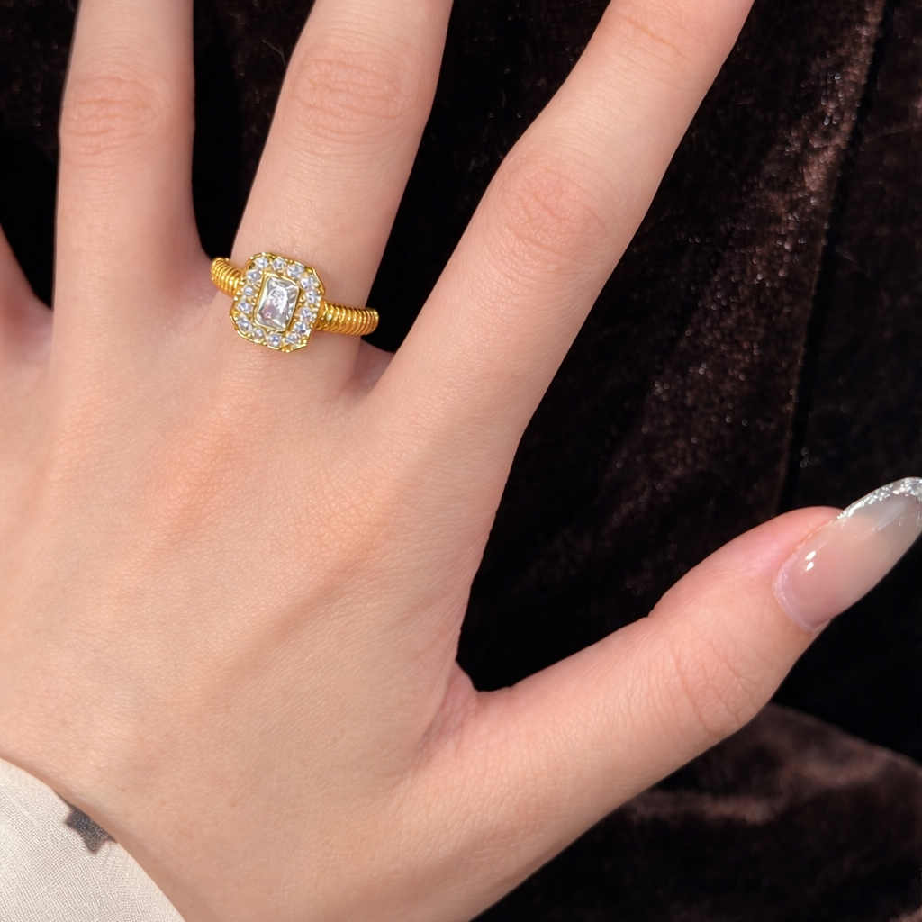 AG Collective Jewelry · Radiant Frame Ring