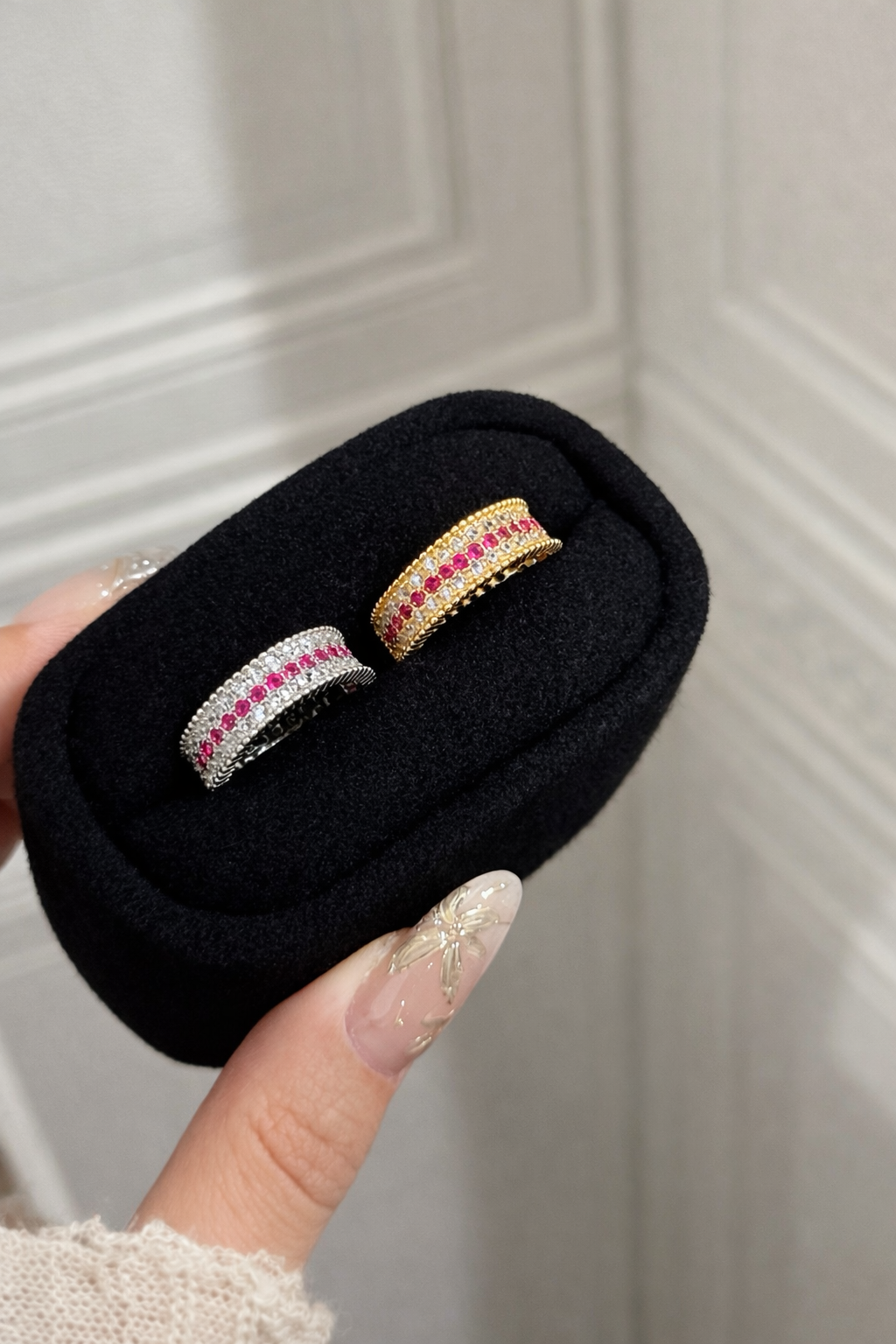 AG Collective Jewelry · Crimson Line Eternity Ring