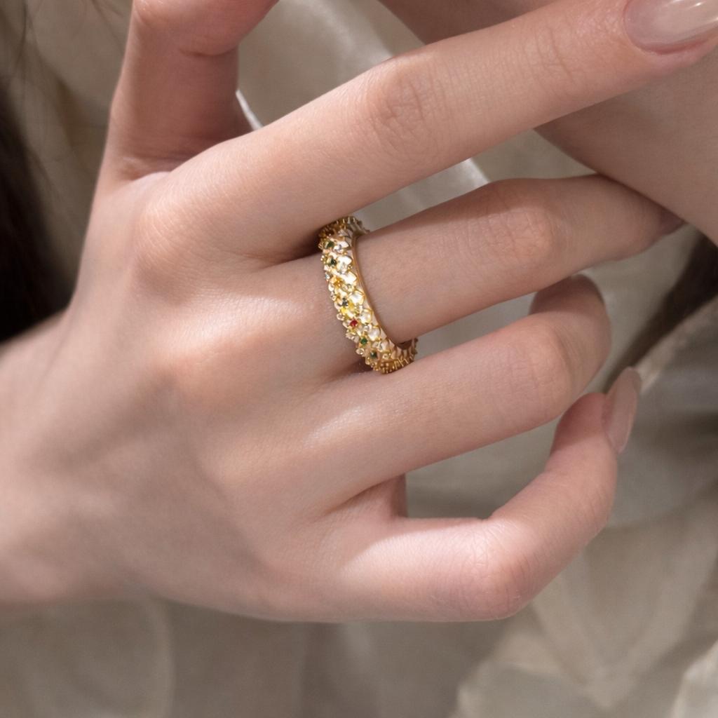 AG Collective Jewelry · Prism Garden Eternity Ring