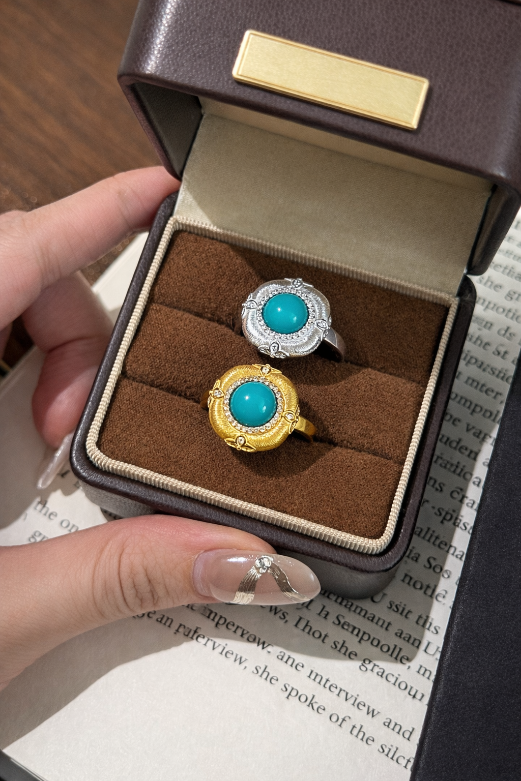 AG Collective Jewelry · Azure Halo Ring