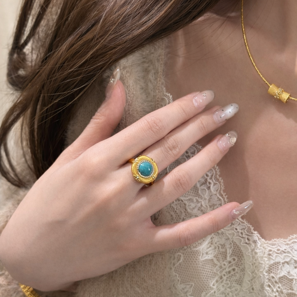 AG Collective Jewelry · Azure Halo Ring