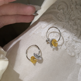 AG Collective Jewelry – Infinite Twist Hoop Earrings (Two-Tone Gold & Silver)