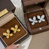 AG Collective Jewelry – Butterfly Bloom Stud Earrings (Gold & Silver)