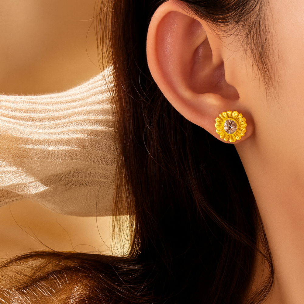 AG Collective Jewelry - Golden Soleil Bloom Earrings