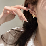 AG Collective Jewelry – Radiant Bow Blossom Stud Earrings