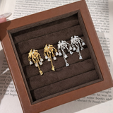 AG Collective Jewelry – Celestial Bloom Tassel Stud Earrings