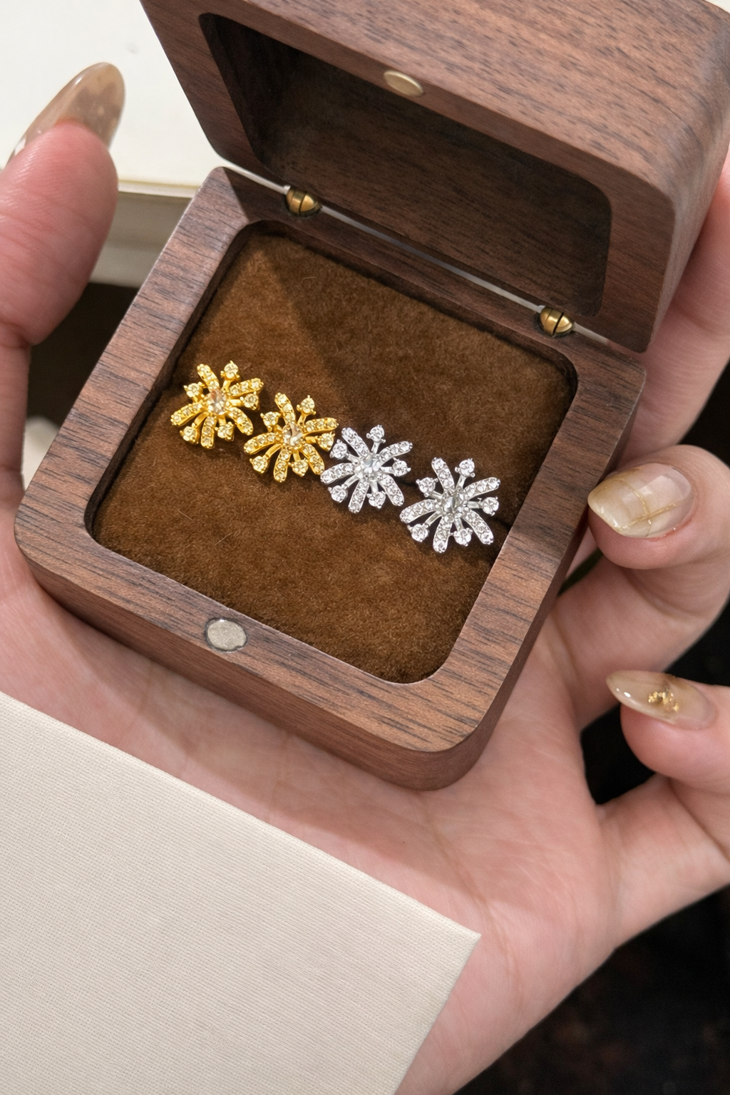 AG Collective Jewelry – Radiant Bloom Starburst Stud Earrings