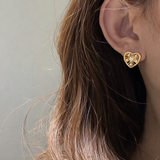 AG Collective Jewelry – Sacred Heart Radiance Stud Earrings