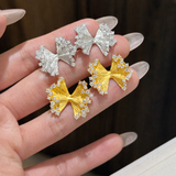 AG Collective Jewelry – Celestial Bow Sparkle Stud Earrings