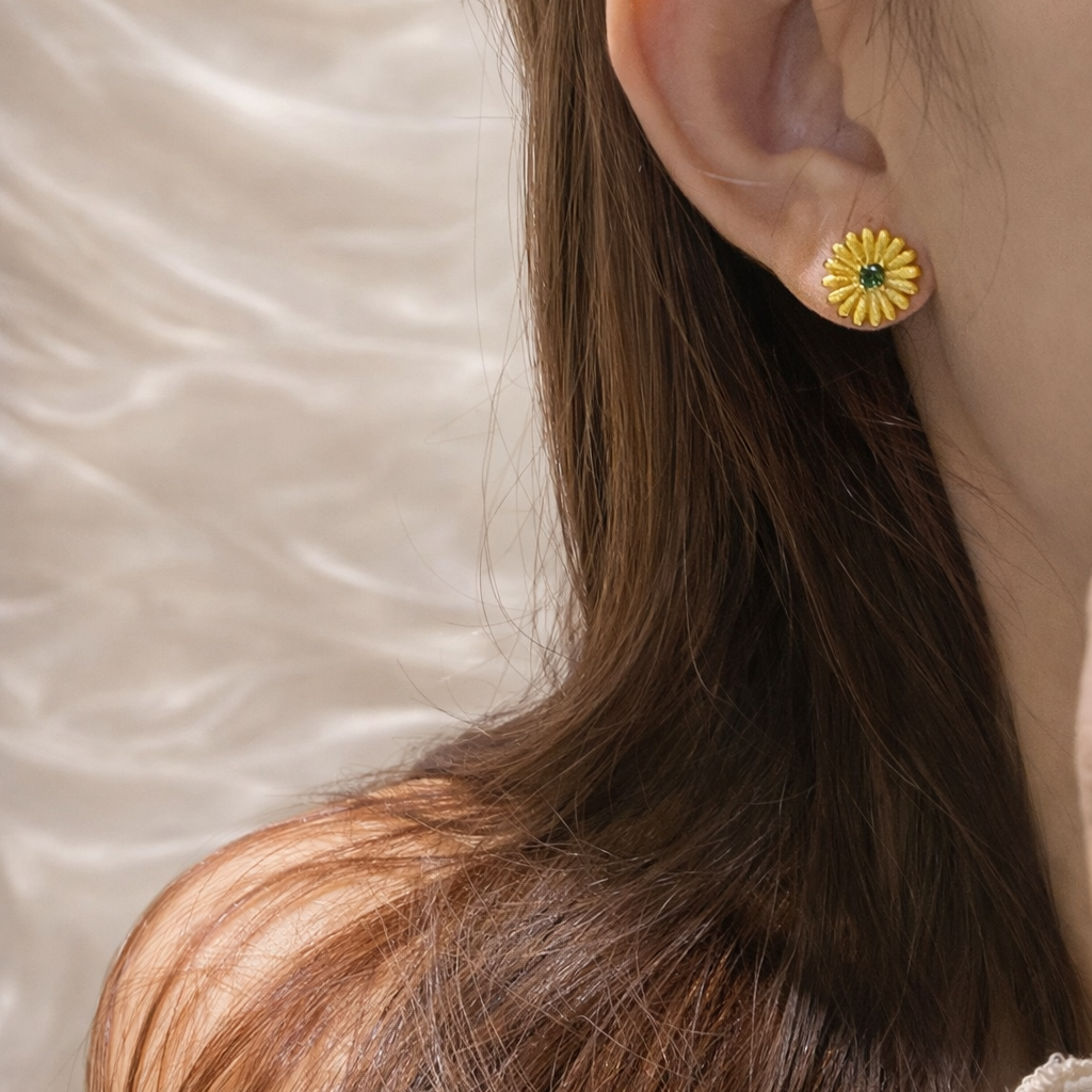 AG Collective Jewelry – Verdant Bloom Stud Earrings