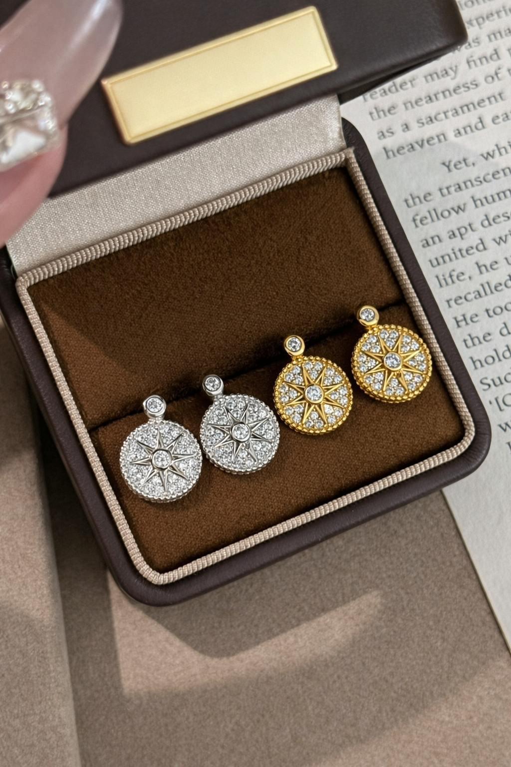 AG Collective Jewelry – Celestial Compass Drop Earrings
