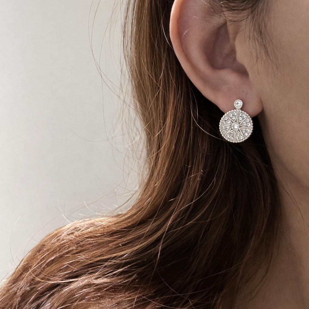 AG Collective Jewelry – Celestial Compass Drop Earrings