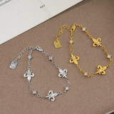 AG Collective Jewelry – Fleur Royale Charm Bracelet (Gold / Silver)