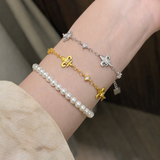 AG Collective Jewelry – Fleur Royale Charm Bracelet (Gold / Silver)