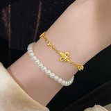 AG Collective Jewelry – Fleur Royale Charm Bracelet (Gold / Silver)
