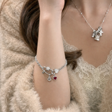 AG Collective Jewelry – Heartlock Charm Bracelet (Gold / Silver)