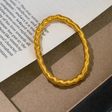 AG Collective Jewelry – Golden Wave Bangle