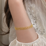 AG Collective Jewelry – Infinity Lace Bracelet (Gold / Silver)