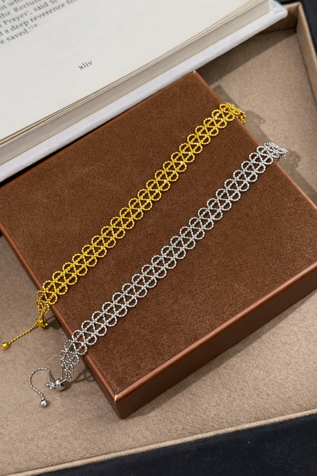 AG Collective Jewelry – Infinity Lace Bracelet (Gold / Silver)