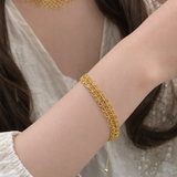 AG Collective Jewelry – Infinity Lace Bracelet (Gold / Silver)